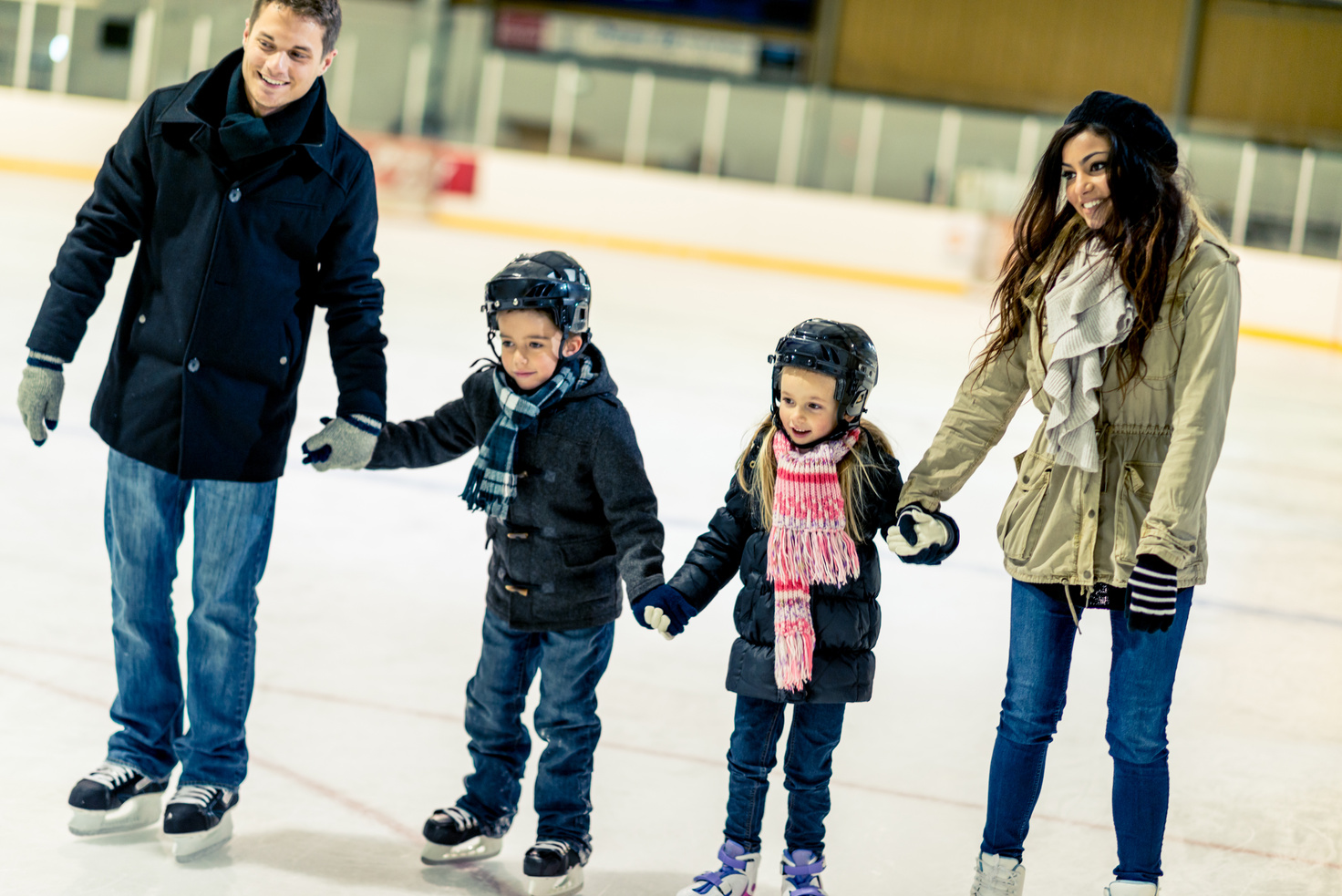 Ice skating